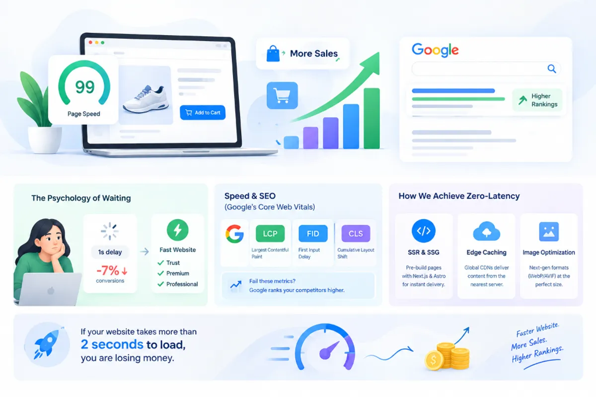 How Website Page Speed Impacts Sales and Google Ranking
